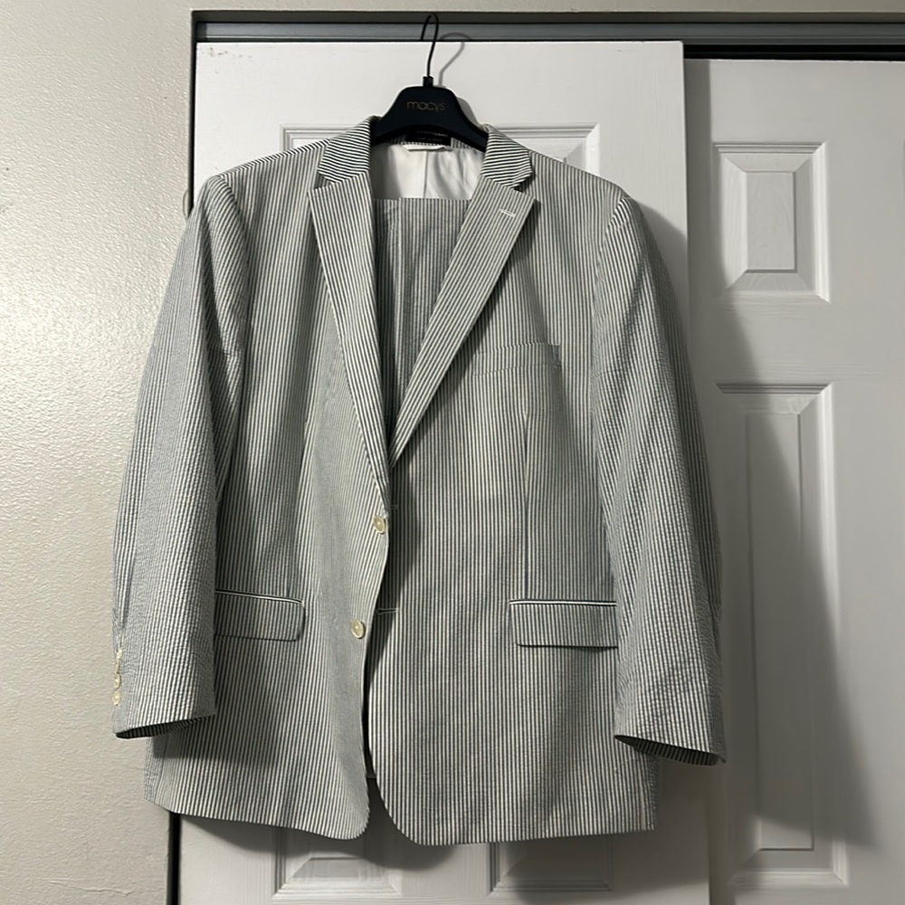 Seersucker Ralph Lauren 2 piece suit